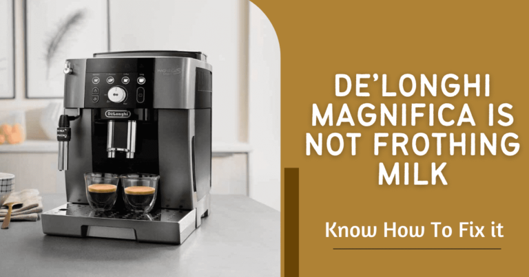 Delonghi Magnifica Is Not Frothing Milk (Fixed)